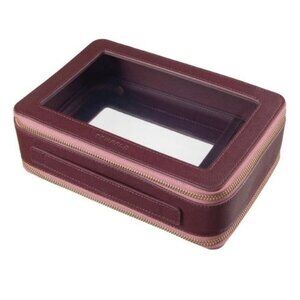 Truffle Clarity Jumbo Jetset Case in Wine - New in Package - Rare/Discontinued